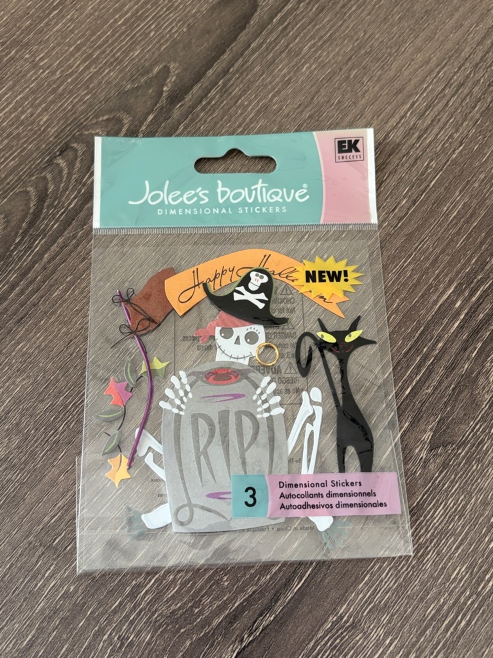 ❤️$9 Jolee's Boutique Creepy Crows Dimensional Stickers
